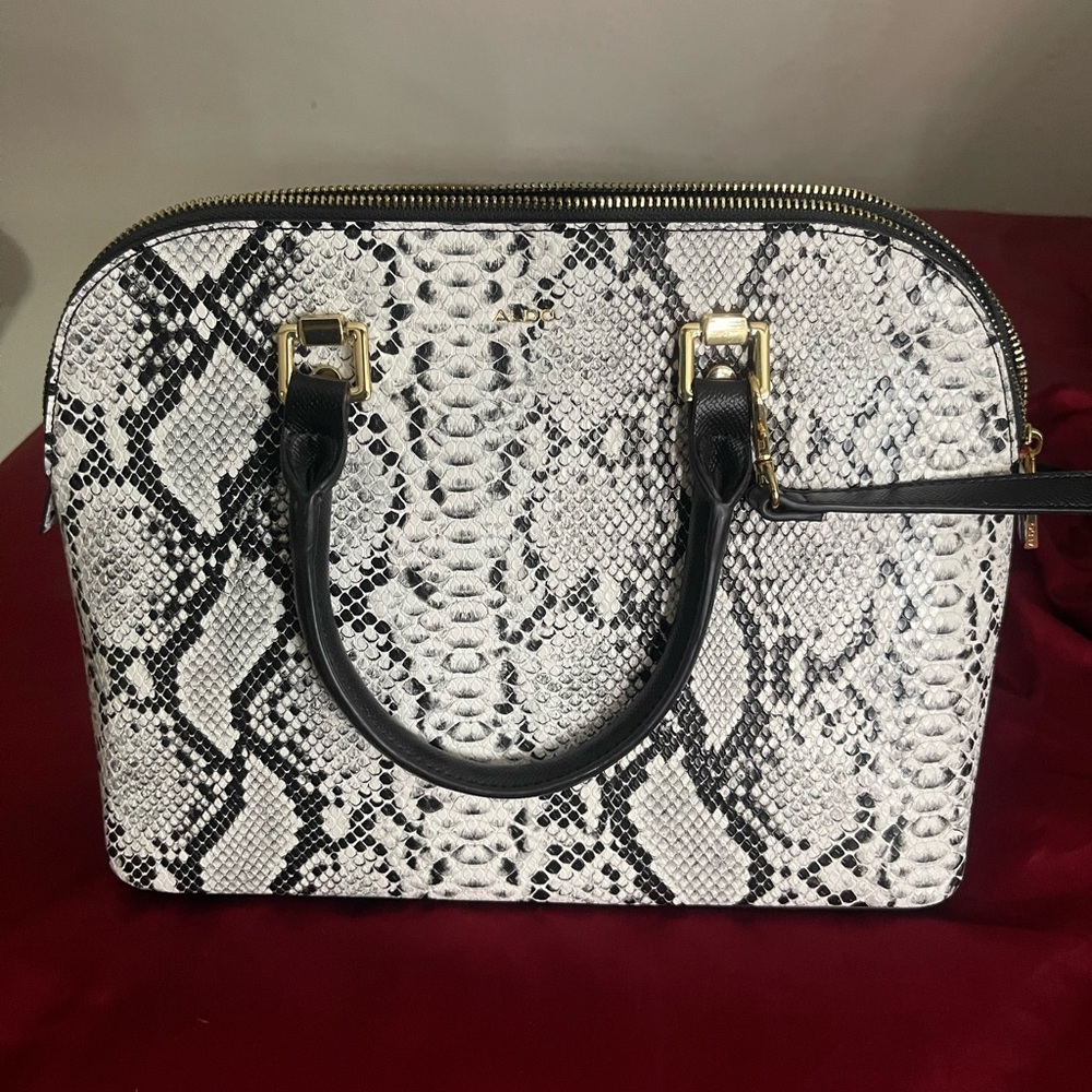 Aldo snake print purse